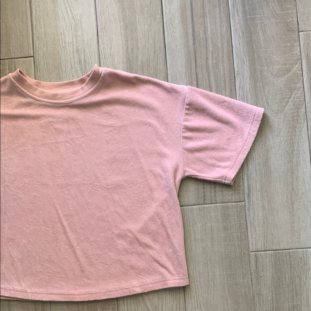 Reflex Pink Crop Short Sleeve Tee - Women’s Small - Picture 2 of 12